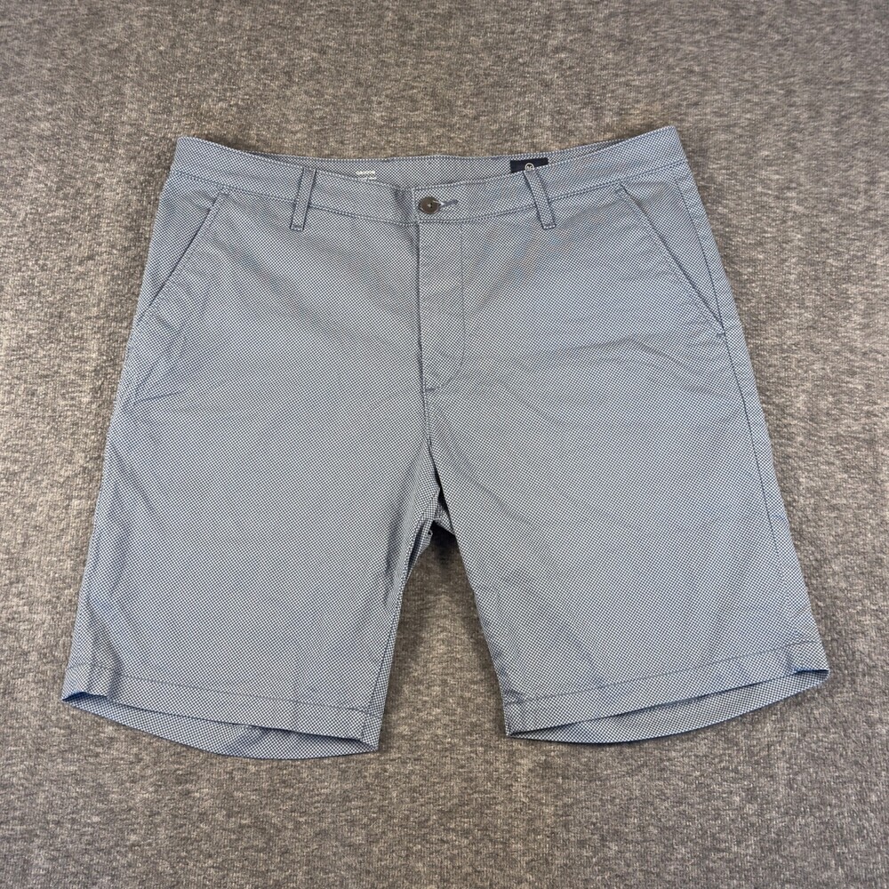 AG Adriano Goldschmied Shorts Mens 38 Blue Griffin Chino 10 Inch Inseam Stretch
